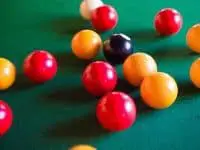 English pool balls