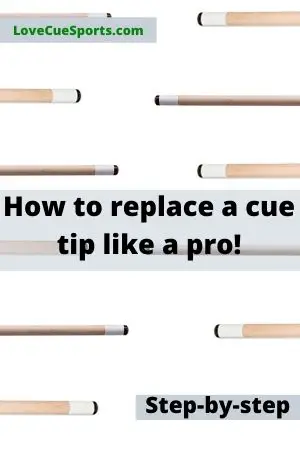how to replace a cue tip