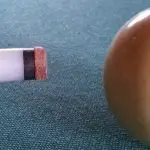 how to replace the tip on a pool cue