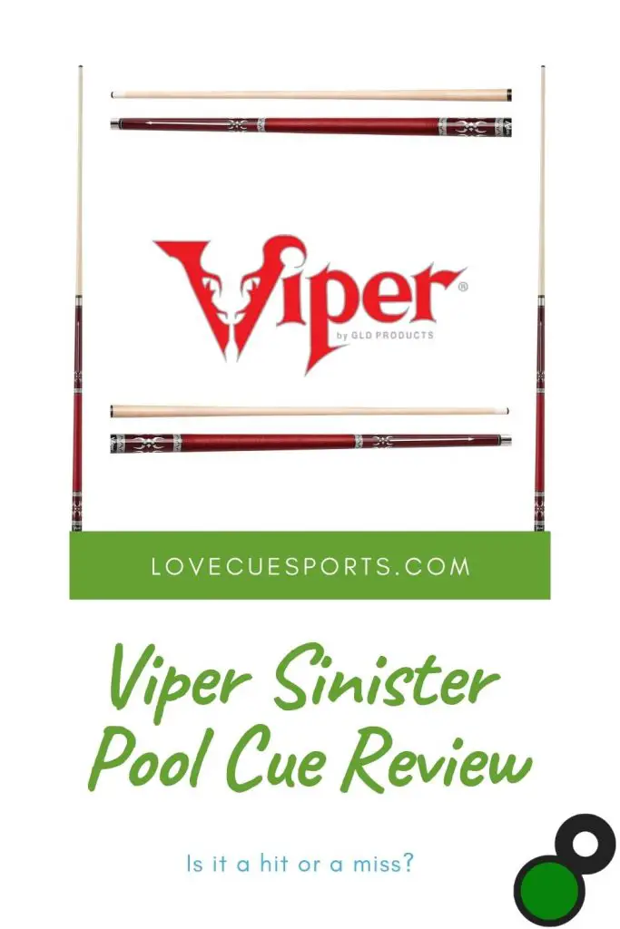 Viper Sinister Pool Cue Review